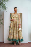 Jasmine gold Frock (D-05)